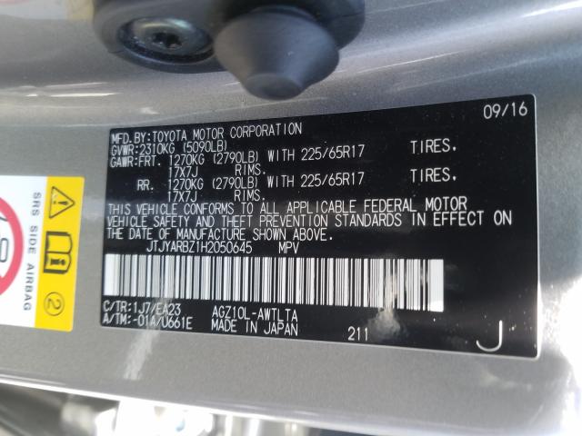 VIN 19UUB2F57JA009186 2018 Acura TLX, Tech Pkg no.10