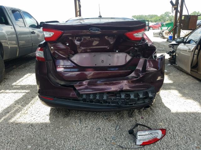 VIN 1FMCU0G95EUB78617 2013 FORD FUSION SE no.9