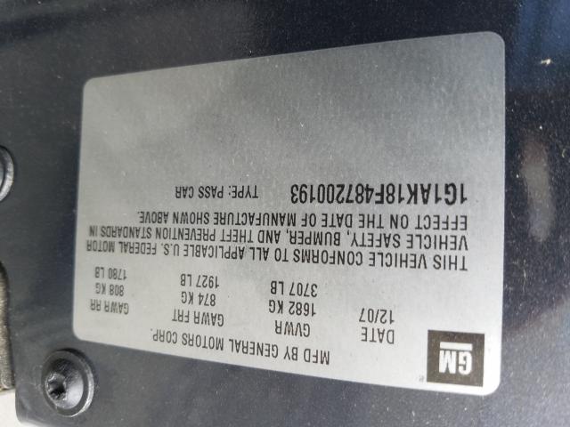 VIN 3FA6P0D95KR154565 2019 Ford Fusion, Titanium no.10