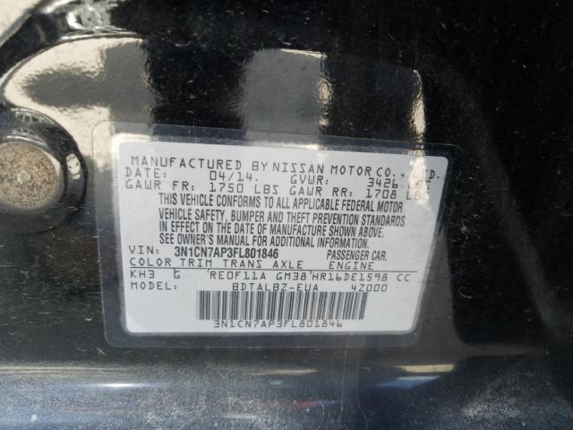 VIN 1N4BL3AP9DN465890 2013 Nissan Altima, 3.5 SL no.10