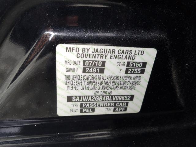 2011 JAGUAR XJL SAJWA2GB4BLV09652