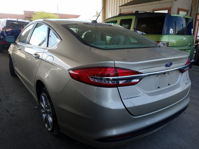 VIN KNDEPCAA2M7203978 2017 FORD FUSION SE no.3