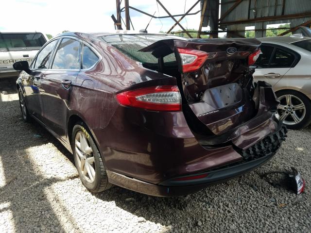 VIN 1FMCU0G95EUB78617 2013 FORD FUSION SE no.3