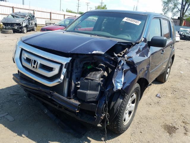 VIN W1N0G8EB5NV367855 2011 HONDA PILOT LX no.2