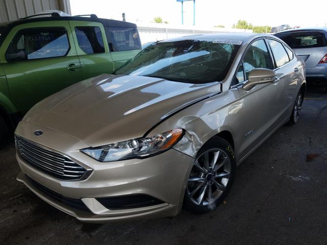 VIN KNDEPCAA2M7203978 2017 FORD FUSION SE no.2