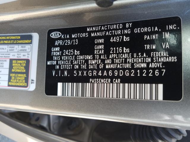 2013 KIA OPTIMA SX 5XXGR4A69DG212267