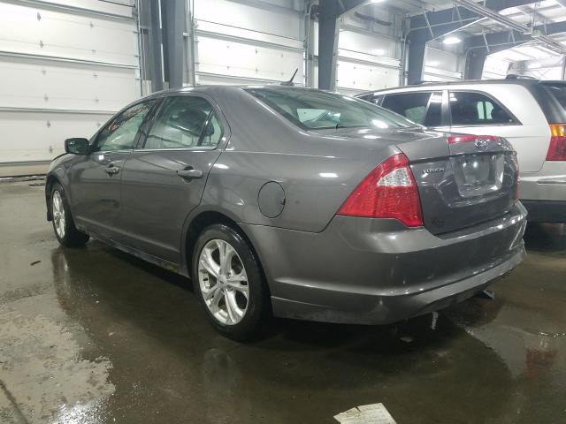 VIN WAUWGAFC7GN085121 2012 FORD FUSION SE no.3