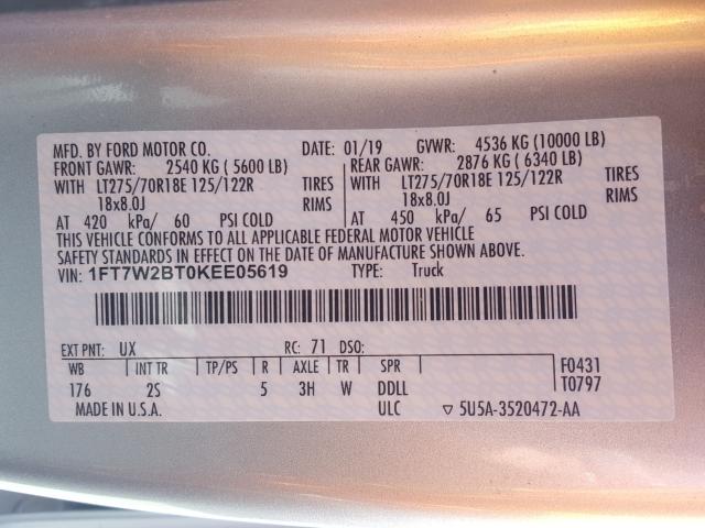 VIN 1N4BL4BV8LC235223 2020 Nissan Altima, S Fwd no.10