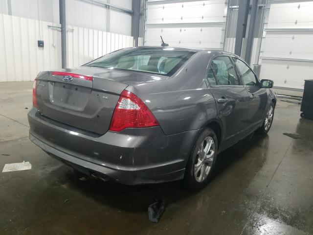 VIN WAUWGAFC7GN085121 2012 FORD FUSION SE no.4