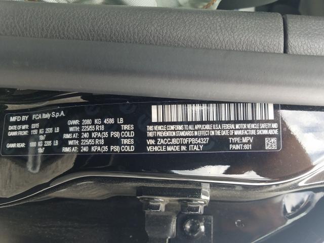 2015 JEEP RENEGADE L ZACCJBDT0FPB54327