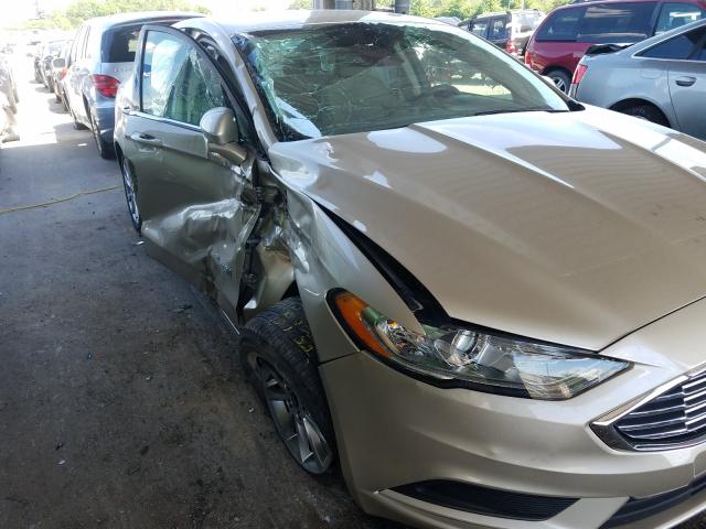 VIN KNDEPCAA2M7203978 2017 FORD FUSION SE no.9