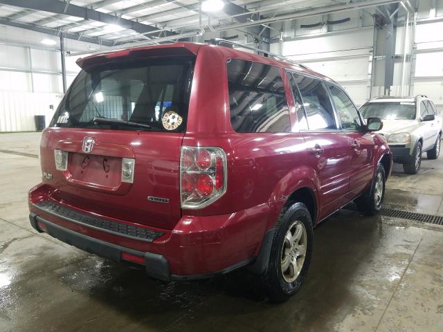 VIN KM8J23A44KU972516 2006 HONDA PILOT EX no.4