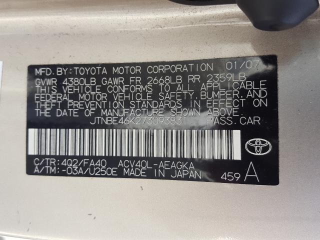 VIN JN8AT2MT1GW006185 2016 Nissan Rogue, S/Sl/Sv no.10