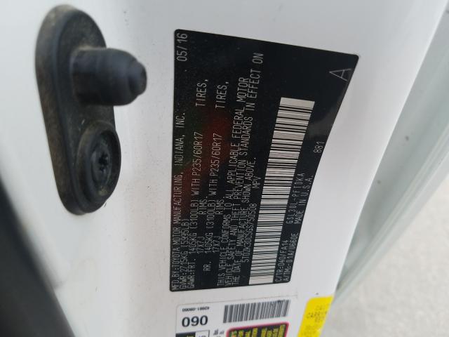 2016 TOYOTA SIENNA 5TDZK3DC5GS750508