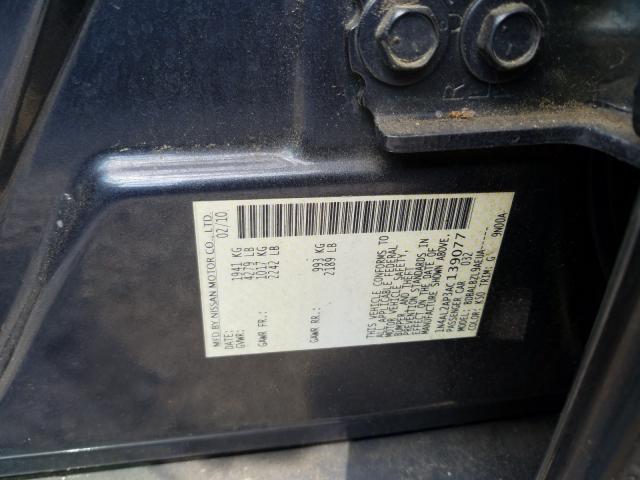 VIN 1G11C5SA3DF269779 2010 NISSAN ALTIMA BAS no.10