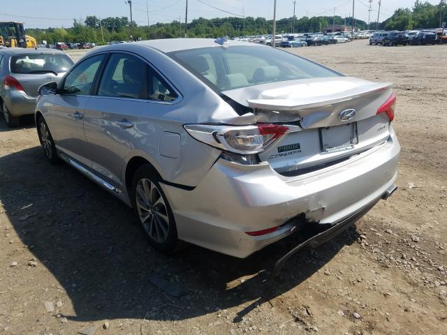 VIN 19XFC2F66KE039596 2016 HYUNDAI SONATA SPO no.3