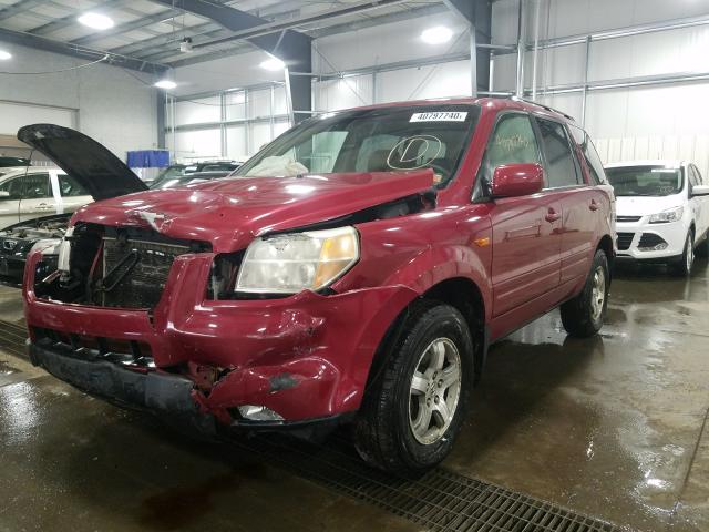 VIN KM8J23A44KU972516 2006 HONDA PILOT EX no.2