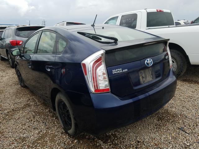 VIN 5NMS5CAD2LH222704 2012 TOYOTA PRIUS no.3