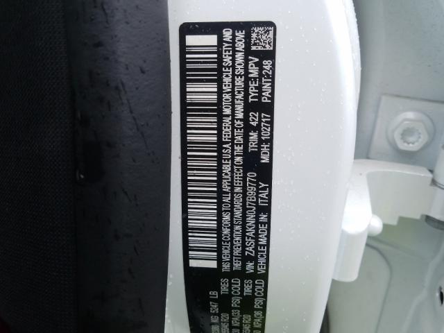 VIN 4T1B11HK0JU609872 2018 Toyota Camry, L no.10