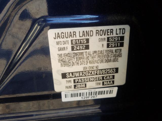 2015 JAGUAR XJL PORTFO SAJWA2GZXF8V82563