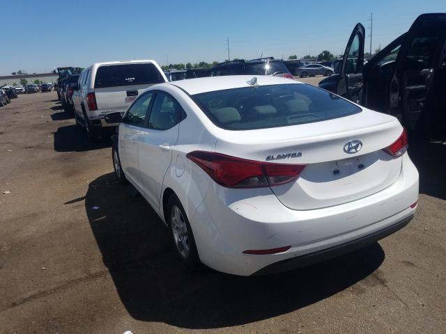 2014 HYUNDAI ELANTRA SE 5NPDH4AE2EH492911