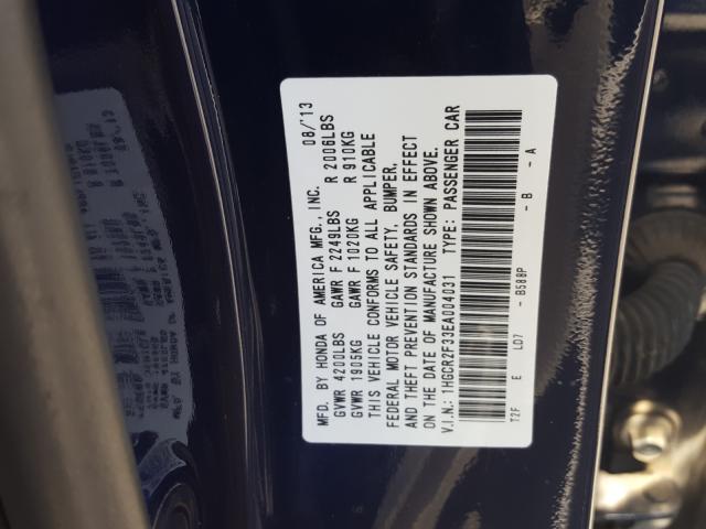 VIN WA1AUCF3XM1093681 2014 HONDA ACCORD LX no.10