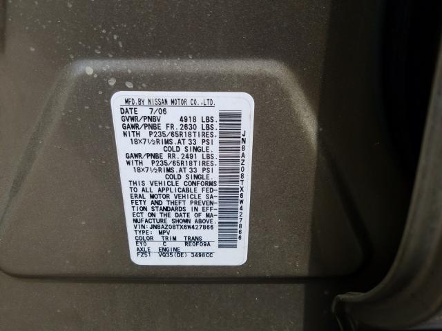 VIN 1FMCU9GD3JUC30068 2018 Ford Escape, SE no.10