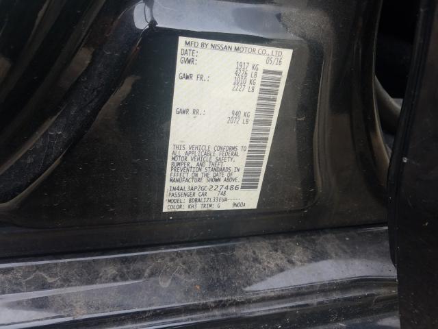 2016 NISSAN ALTIMA 2.5 1N4AL3AP2GC227486