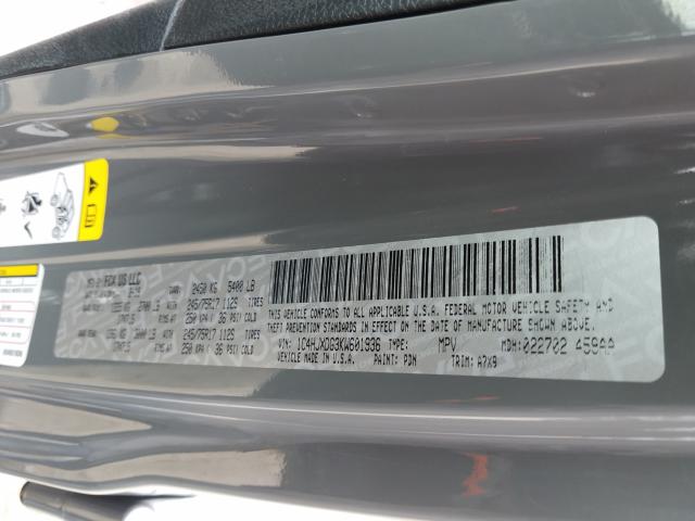 VIN 1G1RD6E43DU145129 2019 JEEP WRANGLER U no.10