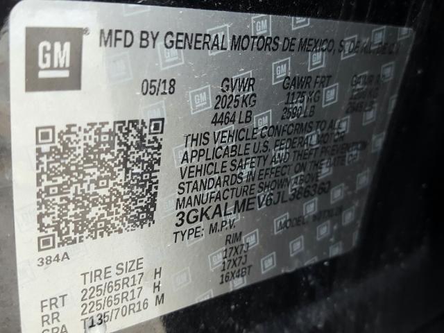 VIN 2T2HGMDA2MC068543 2018 GMC TERRAIN SL no.10