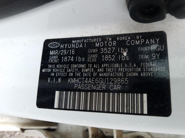 VIN 4T1B11HK5KU296187 2019 Toyota Camry, SE no.10