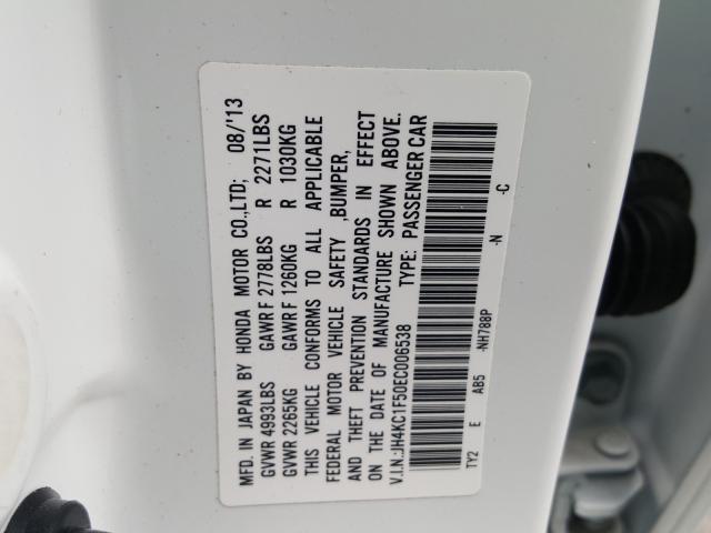 2014 ACURA RLX TECH JH4KC1F50EC006538