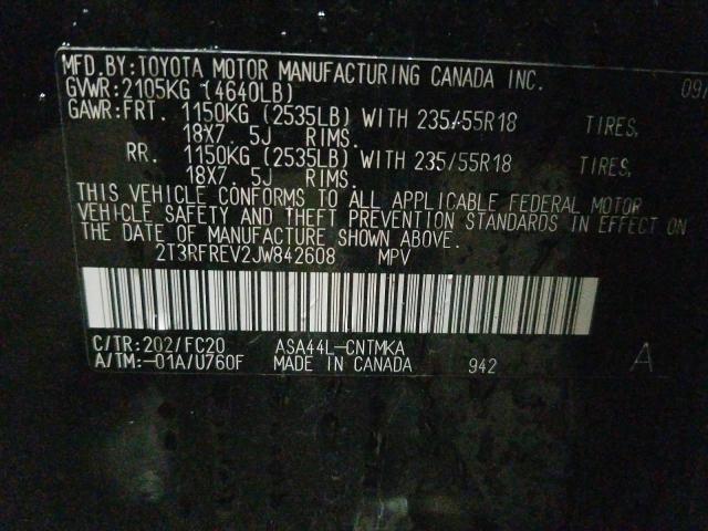 2018 TOYOTA RAV4 ADVEN 2T3RFREV2JW842608