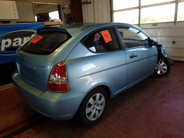 VIN 3TMCZ5AN0MM449854 2009 HYUNDAI ACCENT GS no.4