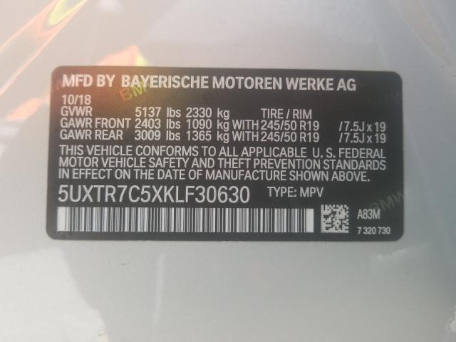 5UXTR7C5XKLF30630