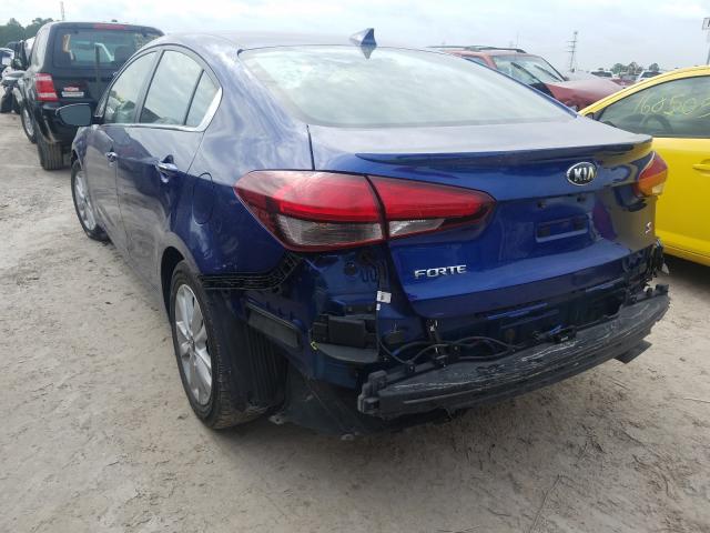 VIN 3N1CN7APXKL878594 2017 KIA FORTE LX no.3