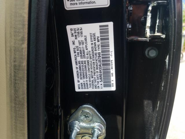 2010 HONDA CR-V LX 5J6RE4H33AL057849