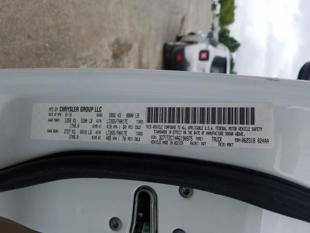2010 DODGE RAM 2500 3D7TT2CT4AG190975