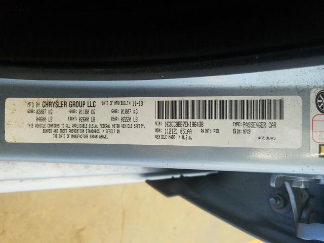 2014 CHRYSLER 200 TOURIN 1C3CCBBB7EN186438