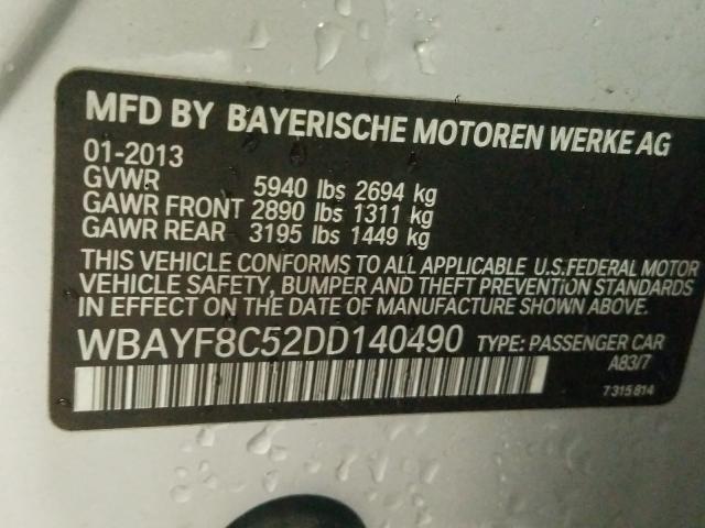 2013 BMW ALPINA B7 WBAYF8C52DD140490