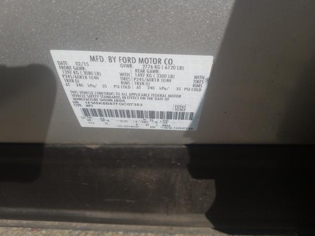 2015 FORD EXPLORER 1FM5K8B87FGC07353