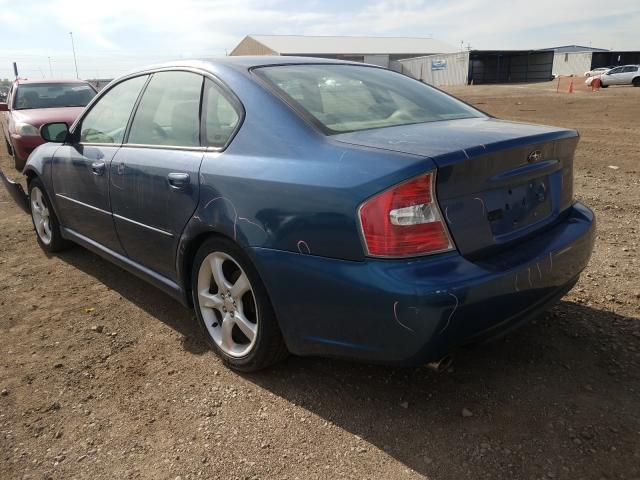 VIN 1FADP3F22EL127240 2006 SUBARU LEGACY 2.5 no.3