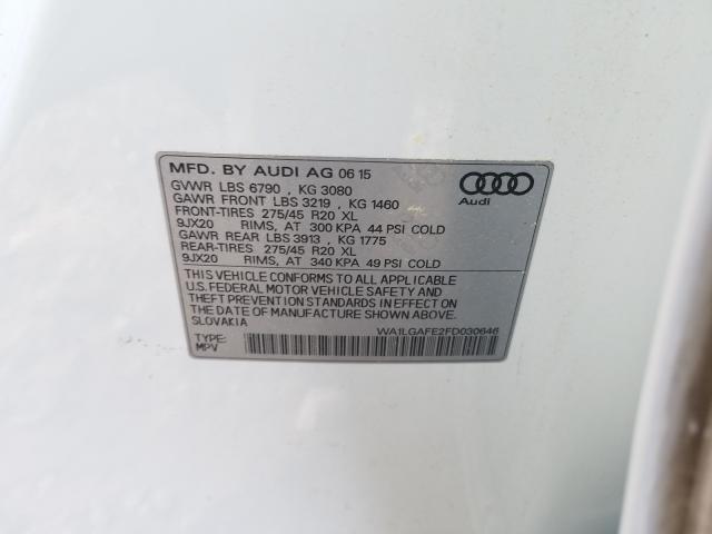 2015 AUDI Q7 PREMIUM WA1LGAFE2FD030646