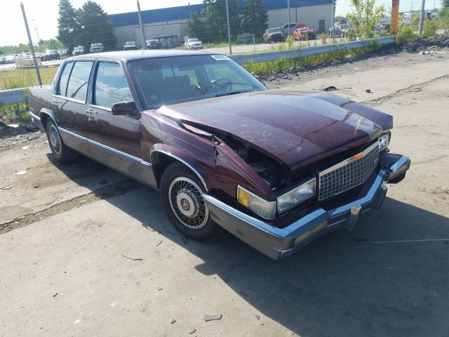 prodazha 1989 cadillac deville sedan 4d 4 5l burgundy v woodhaven mi 40855820 a better bid a better bid car auctions