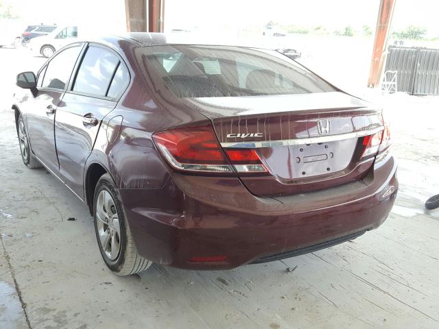 2013 HONDA CIVIC LX 19XFB2F51DE034917