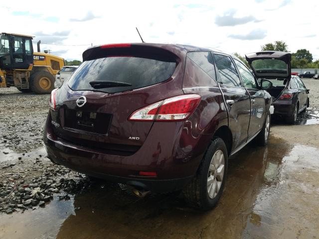 VIN 4T1BF1FK2DU704202 2014 NISSAN MURANO S no.4