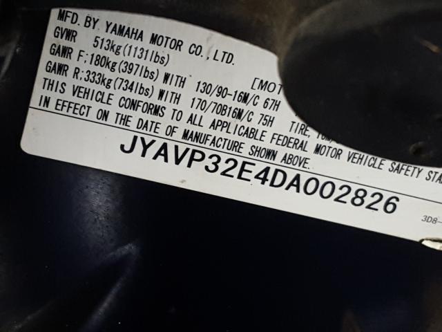 2013 YAMAHA XVS1300 CT JYAVP32E4DA002826