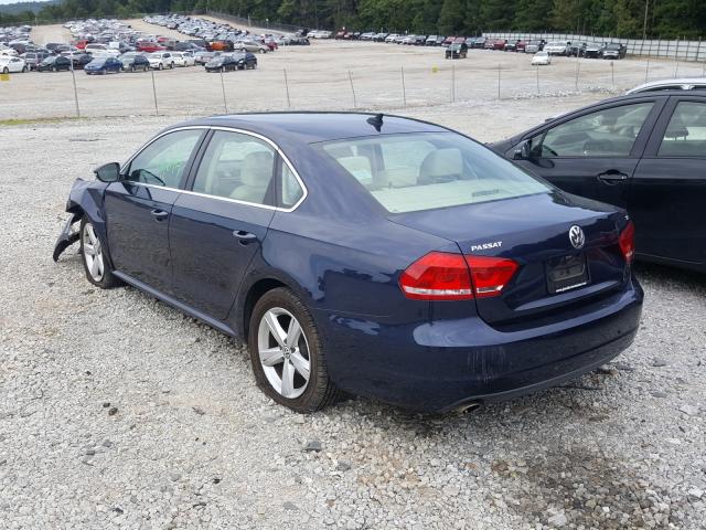 2012 VOLKSWAGEN PASSAT SE 1VWBH7A37CC050039