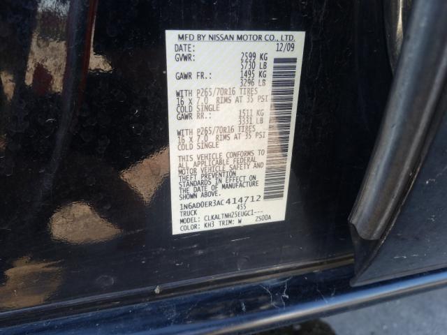 2010 NISSAN FRONTIER C 1N6AD0ER3AC414712
