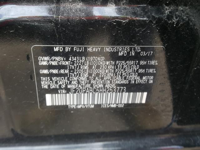2017 SUBARU CROSSTREK JF2GPABC5HH253773